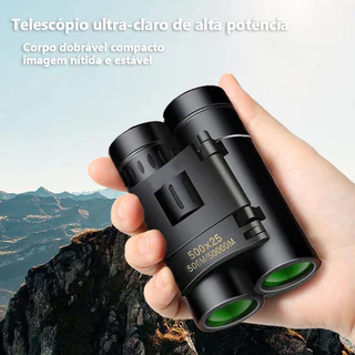 Binóculos Profissional Zoom 500x25 Até 1000 M Longo Alcance de Foco Diurno E Noturno Binoculo