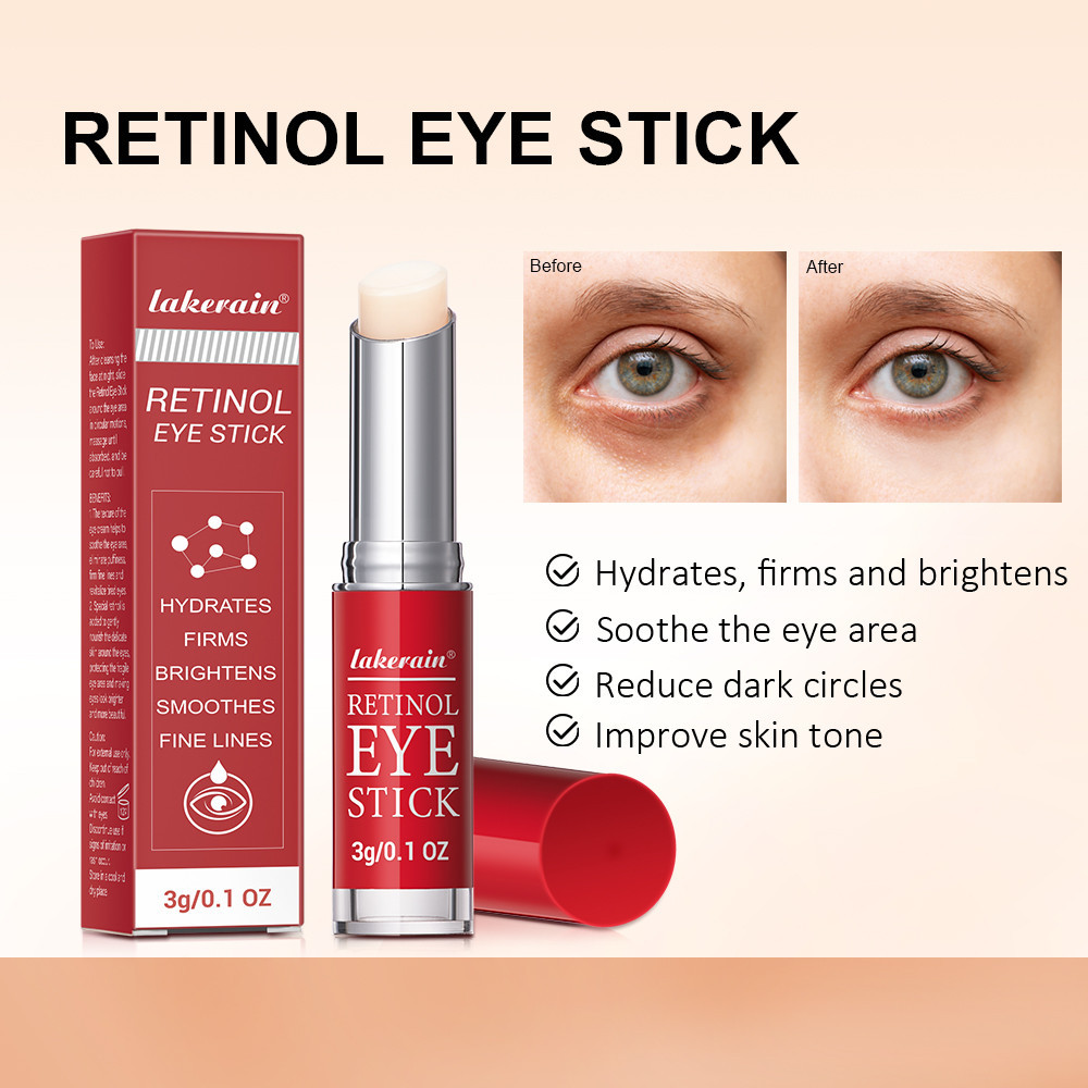 Bastão de creme de olhos Retinol Remover bolsas de olhos Melhorar o creme de olhos Dark Circles Eye Cream