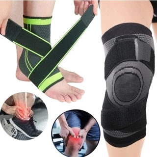 Joelheiras E Tornozeleira De Compressão Tensor Alívio De Dor No Joelho em Oferta na Shopee