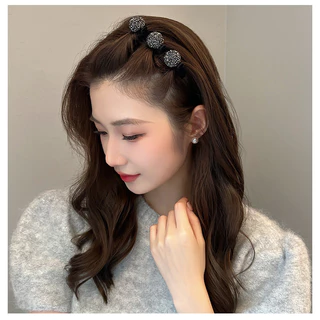 Grampo De Cabelo Trançado Coreano Shine Bling Star Fashion Hairpin Para Acessórios De Meninas Doces