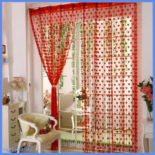 1000 * 200cm Cortina Romântica Em Forma De Coração Para Sala De Estar Quarto