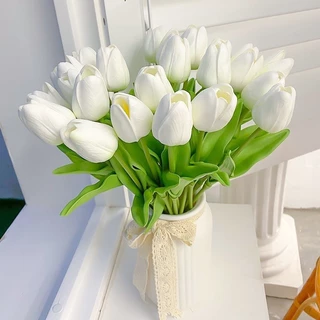 1pcs mini Tulipa artificial 5 Peças/10 Para Casamento , Vida Doméstica , Natal , Decoração De Festa De Aniversário , Flores Falsas