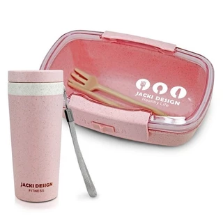 Conjunto Pote Marmita Ecológica 650ml e Copo com Tampa 300ml Lifestyle