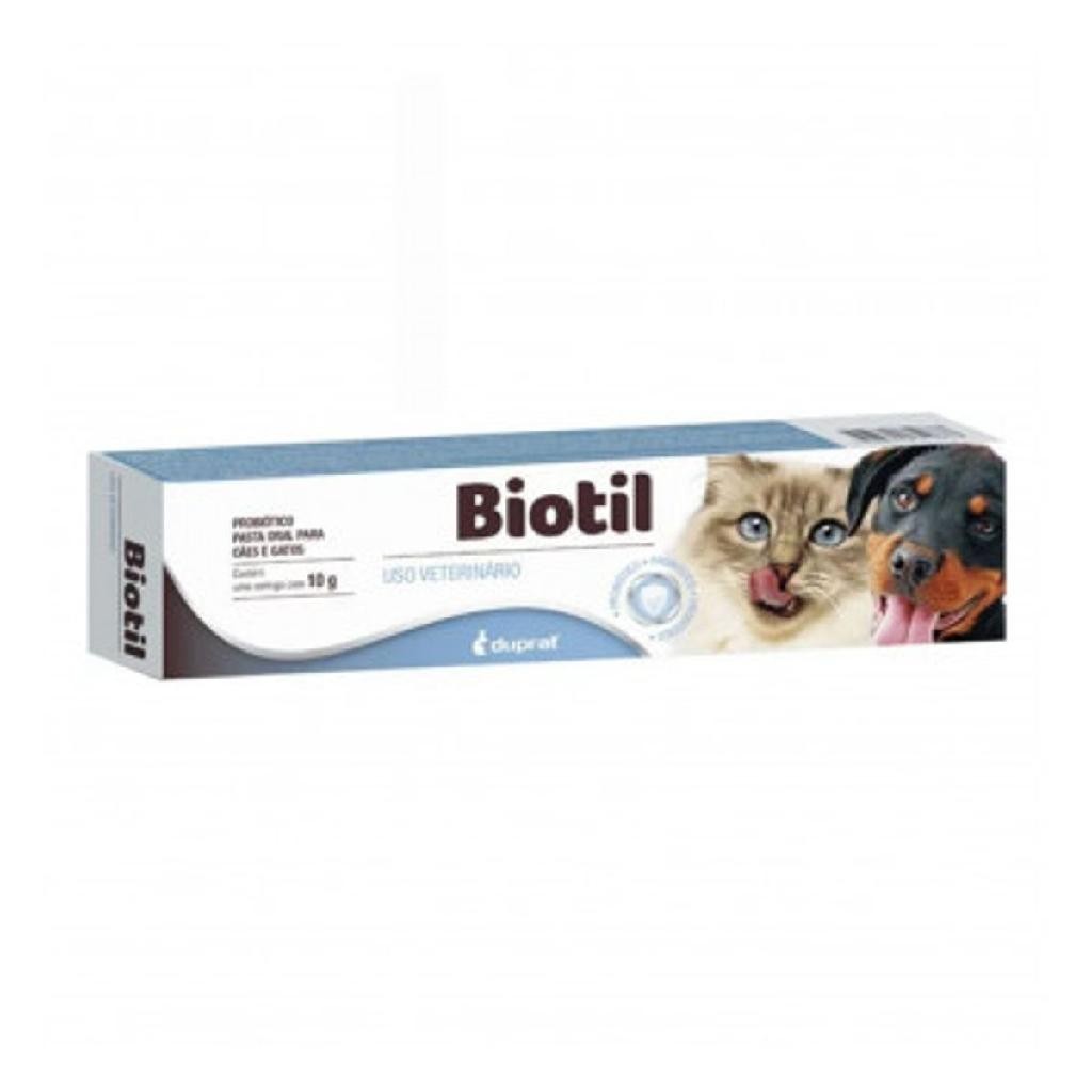 Probiótico Duprat Biotil Seringa para Cães e Gatos 10g | Shopee Brasil