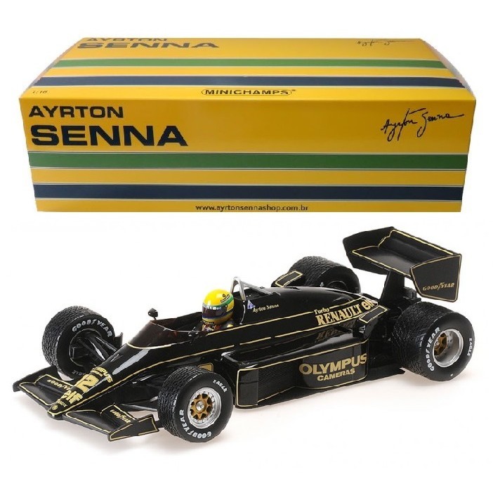 Lotus Renault 97T F1 GP Portugal 1985 - Formula 1 - Ayrton Senna - 1/18 - Minichamps