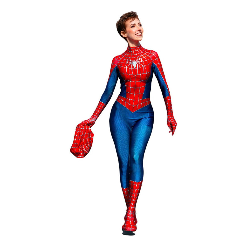 Fantasia Feminina Homem Aranha Longe De Casa Mary Jane Traje Mulheres ...