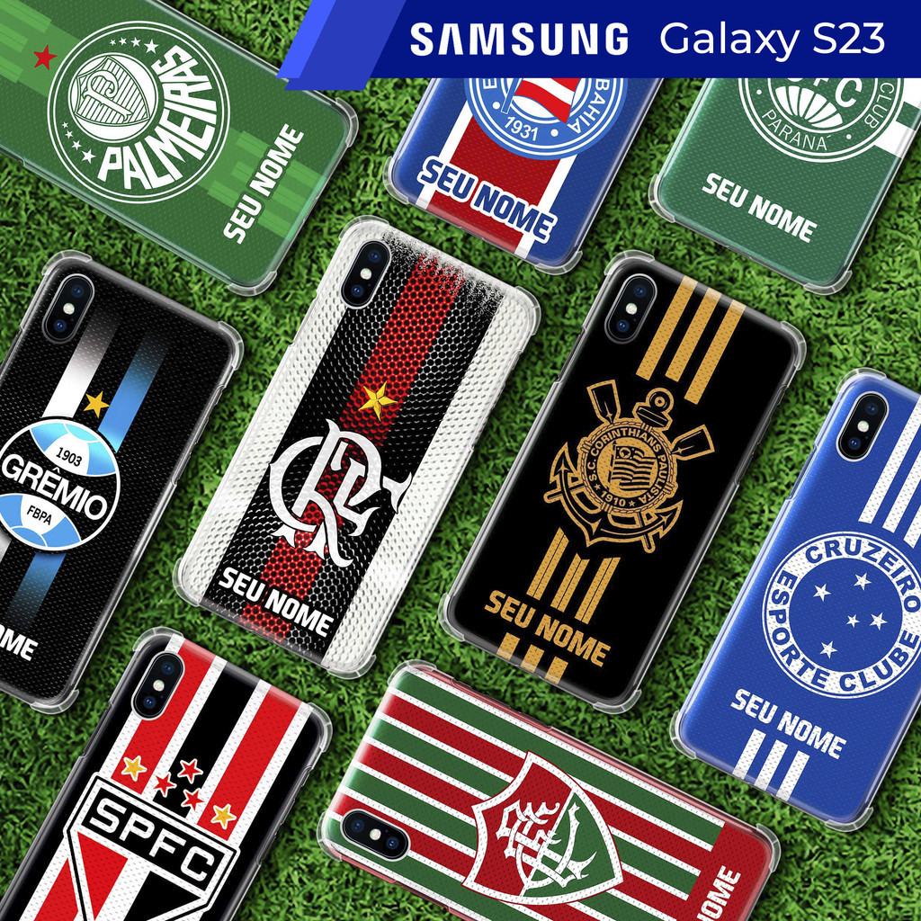 Capa Capinha - Samsung Galaxy S23 - Futebol Brasileiro Personalizada