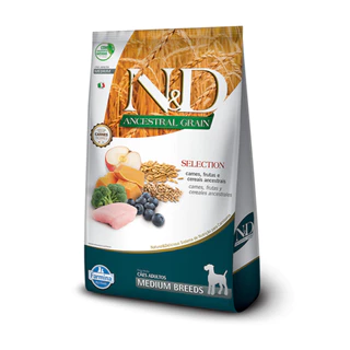 N&D Selection Adulto Medium 15kg carne frutas cereais ND CAO