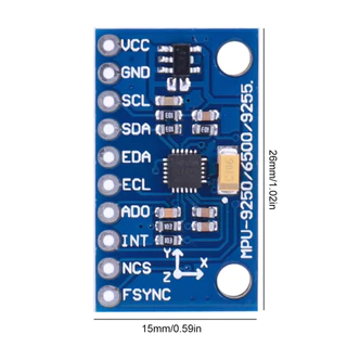 Gy-6500 Mpu6500 Módulo Accelerômetro e Giroscópio de 6 eixos p/ Arduino gy-6500 Sensor de giroscópio iic i2c spi mpu6050