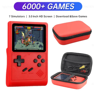 G GB300 Tela de 3 polegadas Console de Jogo Portátil Player Console de Jogo de Vídeo Game Console embutido 6000 Game Adequado para saída AV de suporte SF /SFC /GBA