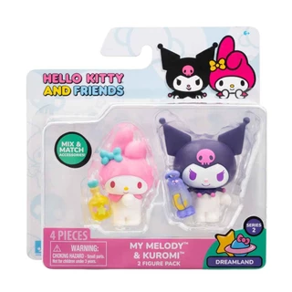 2 Bonecas My Melody e Kuromi (Lamparina) - Hello Kitty