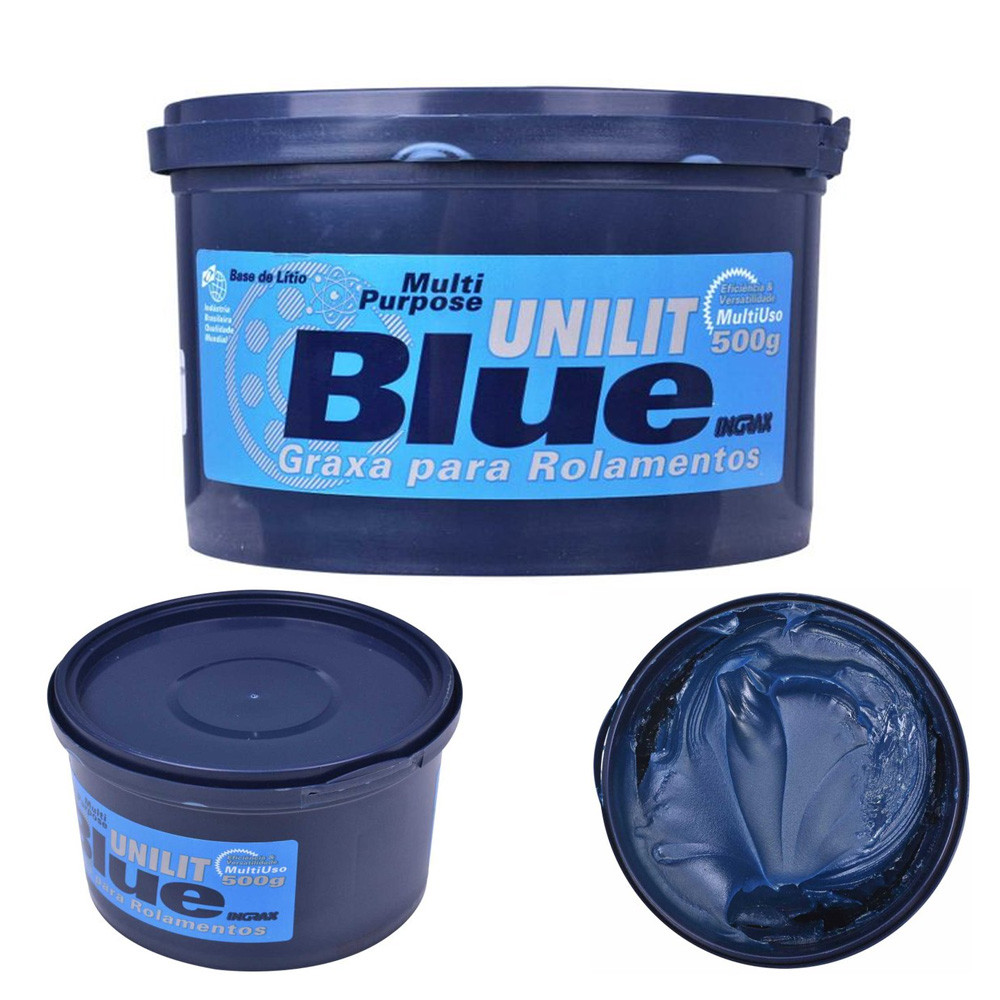 Graxa Azul Para Rolamentos E Mancais Unilit Blue-2 500g | Shopee Brasil