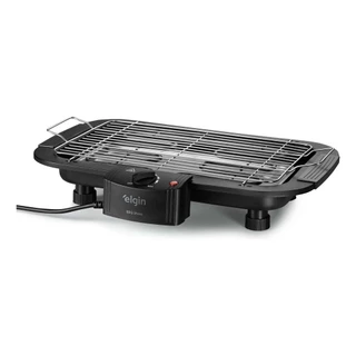 Churrasqueira Elétrica Grill De Mesa Elgin Potente 1800w 127v ou 220v Cor Preta