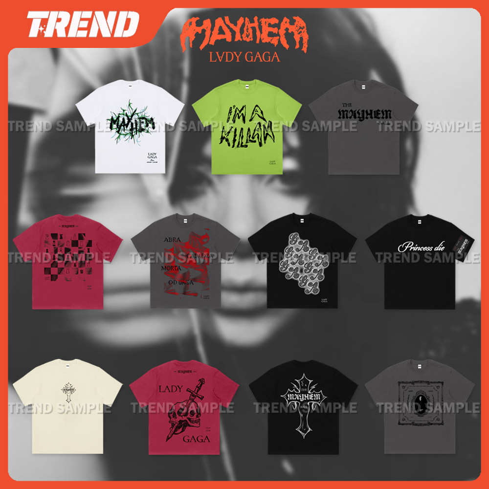 Lady Gaga The MAYHEM Ball Tour 2025 Merch Camiseta De Algodão