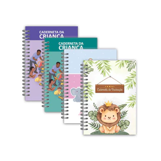 Caderneta de Saúde Vacinação Capa Maleável Sem Personalização 110 páginas coloridas tamanho A5 em Oferta na Shopee