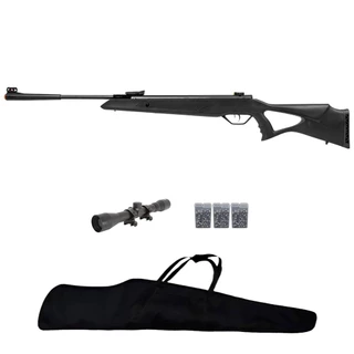 Carabina de Pressão R1000 6.35mm Pistão Nitro 60kg - Rossi + Capa + Luneta 4x32 + 3 Chumbos em Oferta na Shopee