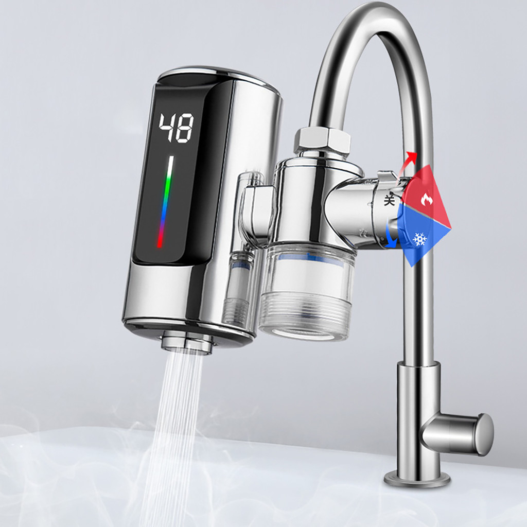 Pia Da Cozinha Elétrica Aquecedor De Água Instantâneo Quente Aço ...