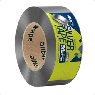 Fita Silver Tape 48mm X 50m Metros Alltape - 1 Rolo