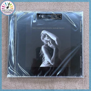 Original Taylor Swift The Tortured Poets Department “The Black Dog” Edition + Exclusive Poster and 20 Page Booklet CD Album [Lacrado] Brand New MX