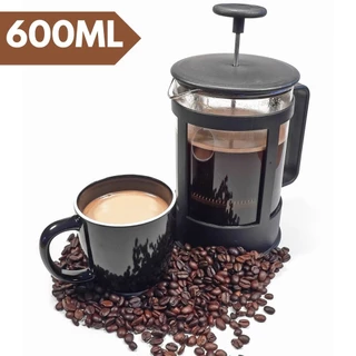 Cafeteira Prensa Francesa Café Cremeira Chá Capuccino Leite Cremoso Espumador Leite Manual 600ml