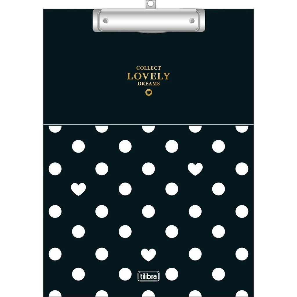 Prancheta A4 Decorada West Village 23 x 31,5cm Elegante Tilibra | Prendedor Metálico