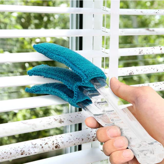 Limpador De Persianas Veneziana Grade Horizontal Ar Condicionado Microfibra Ágil Prático Compacto Fácil Limpeza Lavagem