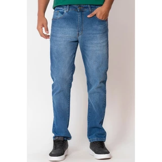 Calça Masculina Jeans Regular Polo Wear Jeans Médio