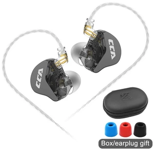CCA CRA Fones De Ouvido Pendurados Na Orelha Com Fone HiFi Monitor Noice Cancelando Gamer Esportivo KZ ZEX Pro NRA CA4