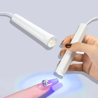 1Pc Lâmpada Plug-in De Arte De Unhas , Portátil Mini LED De Secagem Falsas Com Um Único Dedo Gel