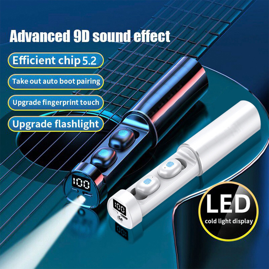 N21 TWS Fones De Ouvido Sem Fio Bluetooth Com Phone Power Exhibition Led Lanterna De Telefone