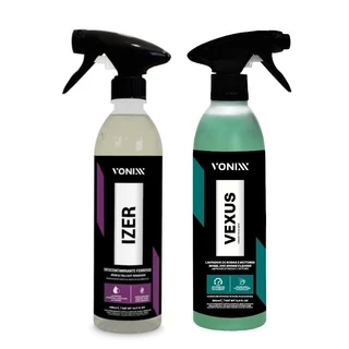 IZER + VEXUS 500ml - VONIXX - DESCONTAMINANTE FERROSO/LIMPADOR DE RODAS E MOTOR