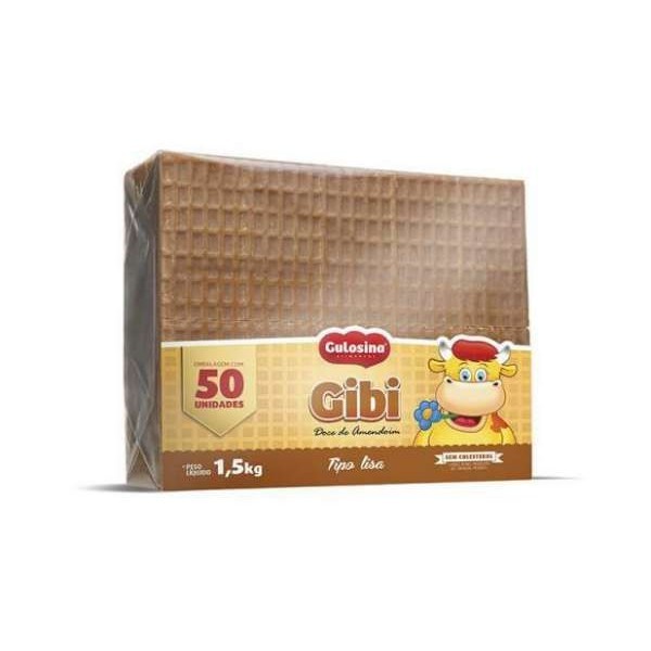 DOCE GULOSINA 1,5KG GIBI C/ 50 UNID.