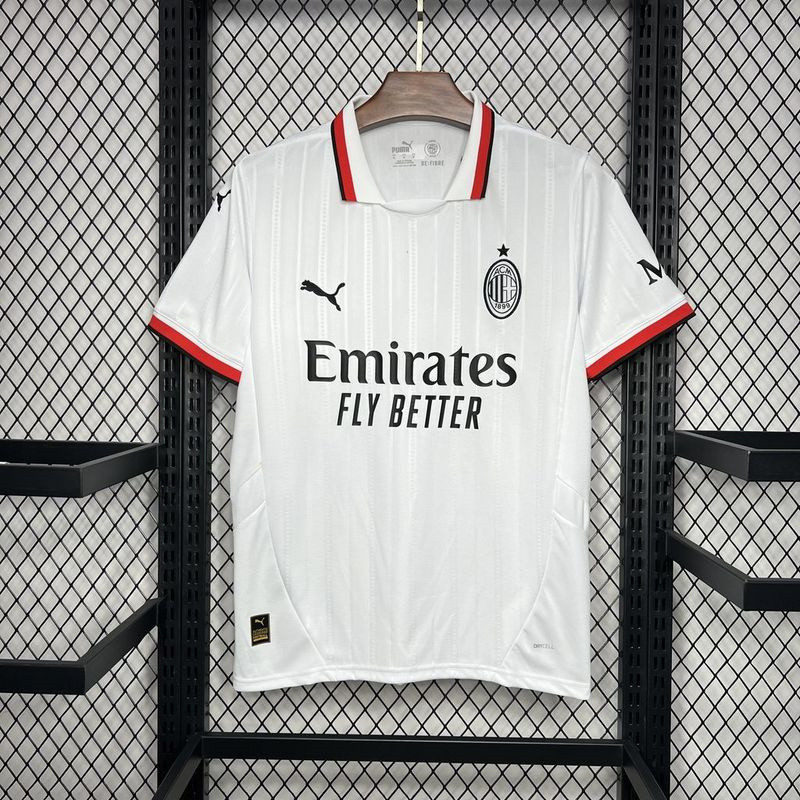 Nova camisa de futebol 24-25 AM AC Milan camisa esportiva masculina ...