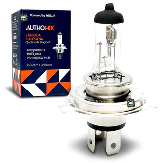 Lâmpada Halógena Farol Baixo Alto H4 12v 60/55w P43t T4