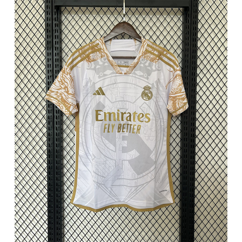 Camisa de futebol24 /25 R Madrid Camisa Branca Edição Especial de Alta Qualidade Camisa Masculina Camisa de Futebol