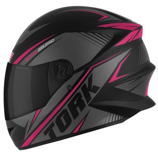 Capacete Moto Fechado ProTork Feminino E Masculino R8 Com Viseira Fumê Narigueira Unissex Motoqueiro