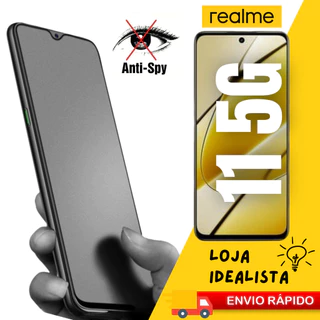 Película Ceramica Fosca Privacidade P/ Realme 11 5G Matte 9D 3D Privacy Antispy Envio Rapido