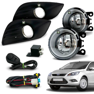 Kit Farol Auxiliar Milha Novo Focus 2009 2010 2011 2012