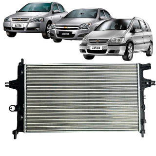 Radiador Rhino Gm Astra Zafira 1999 a 2008 Vectra 2006 a 2008 Manual