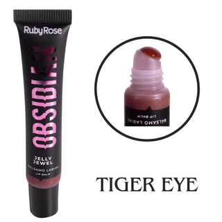 Lip Balm Jelly Jewel Bálsamo Labial Gloss Cor Tiger Eye Linha Obsidian - Ruby Rose