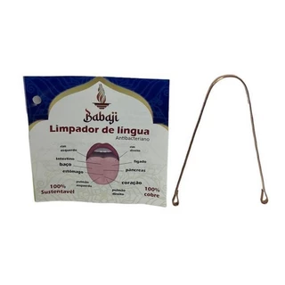 RASPADOR DE LINGUA COBRE