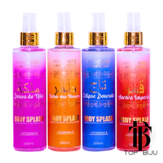 Body Splash Desodorante Colônia Fragrâncias Árabes - Miss Rose Perfumes Árabes