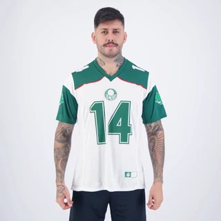 Camisa Palmeiras Futebol Americano Branca