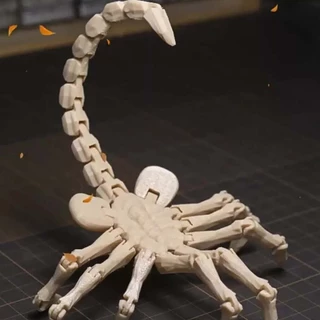 3D printed face hugging insect joint movable alien doll toy

