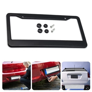 dusur9 Suporte Placa Matrícula Carro Aço Inoxidável Cobertura