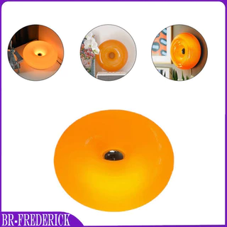 Oi Donut Lamp Design Criativo Lâmpadas Laranja , Candeeiro De Parede Moderno Com Temperatura De 3 Cores/Mesa Plug In Luz Noturna Para Corredor Cabeceira Quarto