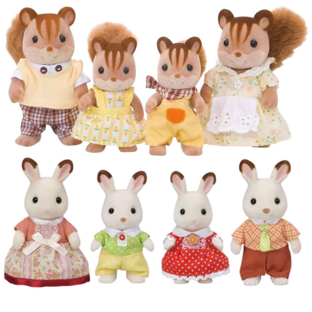 Sylvanian Families Família 4 Personagens Original | Epoch | Presente ...