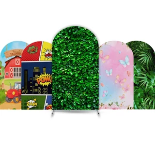 Painel Romano Varios Temas Capa de Festa Folhagem Fazendinha Heróis Dino Temas para Aniversarios Eventos Comemorações Tecido V/Facil