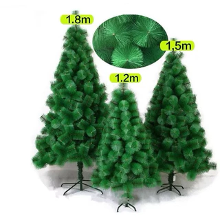 Árvore de Natal Pinheiro Luxo Tamanho 1.2m 1.5m 1.8m - 3 tamanho