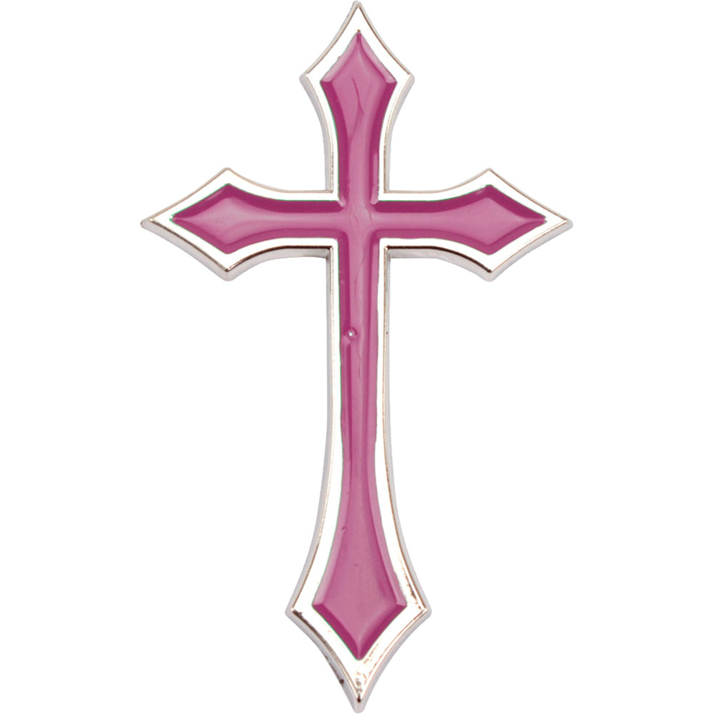 Adesivo Cruz Cromado Cor Roxo 4x48x81 Universal